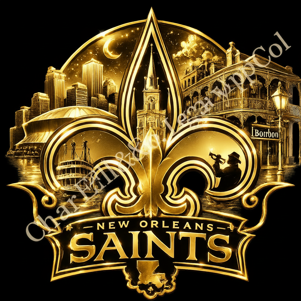 New Orleans Saints Inspired Gold Collection Tee